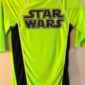 Star Wars Kids Rashguard - Bright Green and Black